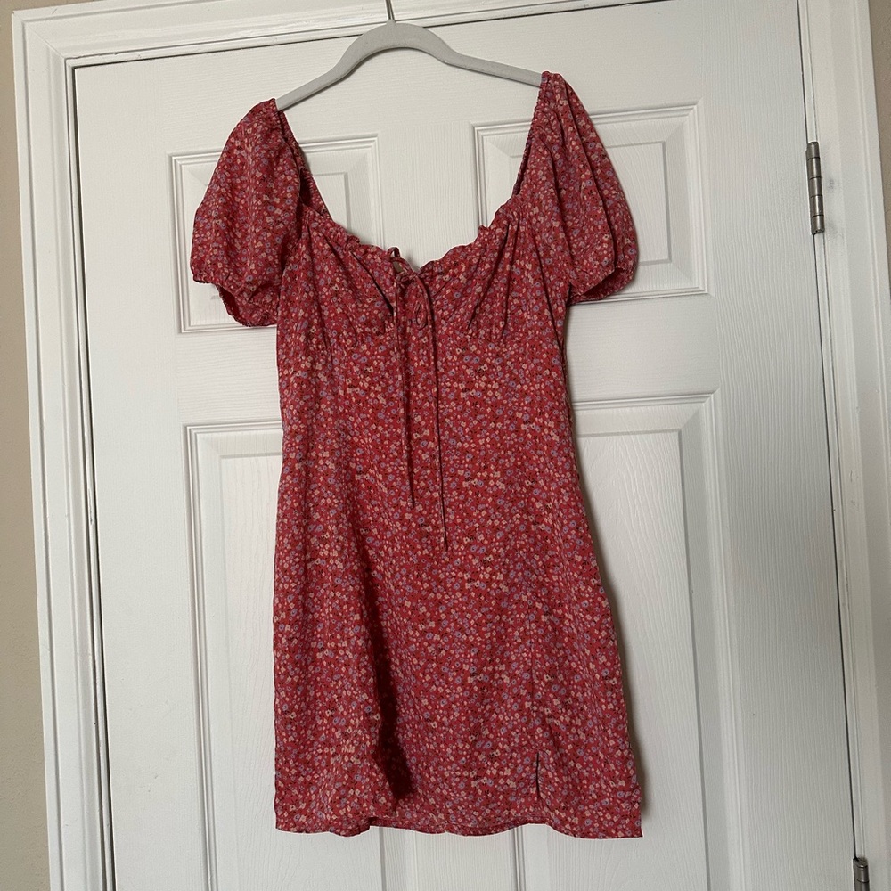BP Pink Multi Floral Dress